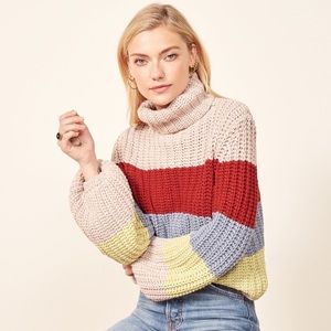 Reformation X La Ligne Color Me Happy Sweater